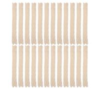 Alipis 24 Piezas Juguete Masticable de Madera Cuerda Colgante Doble Capa | Diseño Tejido Fibras Naturales, Soporte para Dentición, Estimulación de Búsqueda para Cacatúas y Periquitos