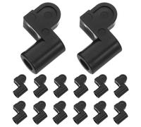 Alipis 24 piezas Unidades Clips para Mosquitera Pulg con Tornillos Cierre Seguro y Desplazado Sujetadores para Ventanas Tormenta Instalador Fácil para Reparación Hogar y Camper