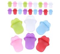 Alipis 24piezas Marcadores De Silicona para Copa De Vino Reutilizables Forma De Lengua para Fiestas