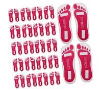 Alipis 25 Pares Protectores Desechables para Pies Adhesivos Almohadillas para Bronceado sin Sol Accesorios Flexibles para Salones y Cuidado Piel Casa