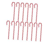 Alipis 25 Piezas Adornos Colgantes Bastones Navideños Decorativos para Árbol Diseño Bastón Dulce para Decoración Navidad Hogar Fiestas