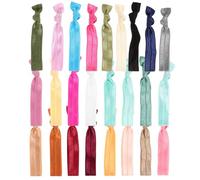 Alipis 25 piezas Gomas para Pelo Niña Lazos Elásticos Suaves y Firmes Accesorios para Coletas Colores Delicados para Uso Diario y Fiestas