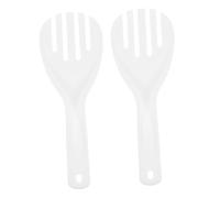 Alipis 2piezas Cuchara De Arroz Antiadherente De Plástico Cuchara Para Olla Arrocera Para Servir Arroz y Patatas Cocina