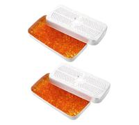 Alipis 2piezas Desecantes de Gel de Sílice Reutilizables Bolsa Absorbente para Guardar Ropa Quitador de Humedad para Dormitorio