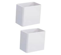 Alipis 2piezas Estante De Almacenamiento para Baño Sin Perforaciones Soporte para Cepillos De Dientes Eléctricos y Accesorios Organizador De Pared para Gel De Dientes y Peines Diseño