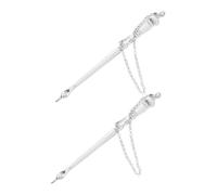 Alipis 2piezas Guía de Lectura Bíblica Punteros Bíblicos de Aleación de Zinc Herramientas para Leer Libros Dedo para Libros Dedo para Enseñar Recuerdo de Bar Mitzvah