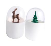 Alipis 2piezas Soporte De Palillos De Dientes Contenedor De Algodón Resistente Práctico