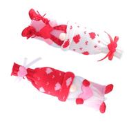 Alipis 3 Juegos Tapa De Botella De Vino Ropa De Botella De Vino Taza Engañada Etiqueta De La Porta Encantos De De Halloween Pantalla De Mimbre Claro Algodón 2 Piezas * 3