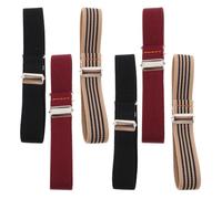 Alipis 3 Pares Ligas Ajustables y Elásticas para Mangas de Camisa Bandas Antideslizantes para Brazo Soporte Cómodo y Flexible para Hombres y Mujeres para Deporte Trabajo y Uso Casual