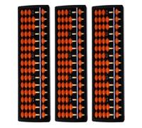 Alipis 3 Piezas Ábaco Chino Educativo de Cuentas Columnas para Estudiantes Calculadora Mental Portátil para Práctica Matemática Infantil Herramienta de Cálculo y Aprendizaje