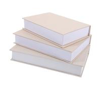 Alipis 3 Piezas Adornos De Libros De Simulación Modelo Realista Caja De Almacenamiento Multifuncional Para Oficina y Hogar Decoración Única Forma De Libro Falsa Decorativo Falso Decorativ