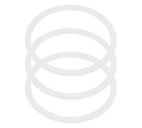Alipis 3 Piezas Anillo de Sellado de Silicona para Frascos y Tapas, Junta Fácil de Limpiar, Color Blanco, Adecuado para Refrigeradores y Congeladores