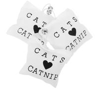 Alipis 3 Piezas Bolsas de Hierba Gatera para Gatos Costuras Fuertes | Poliéster, Catnip y Pp Cotton, Juguete para Gatitos y Gatos, Resistente al Desgaste Estilo Aleatorio