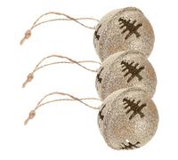 Alipis 3 Piezas Campanas Metálicas Doradas para Árbol de Navidad Decoración Colgante de Hierro para Fiesta y Navideño Adornos para Ventana y Hogar