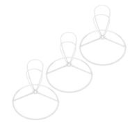 Alipis 3 Piezas Marco Metálico para Pantalla de Lámpara Soporte de Anillo de Alambre de Hierro Accesorio para Lámparas de Araña Candelabros y Luces Colgantes Instalación Rápida y Duradera