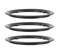 Alipis 3 Piezas Protector de Cadena para Bicicleta de Montaña, 42 Dientes | Plástico Negro, para Carretera y Montaña, Cubre Plato, Evita Manchas de Aceite, Mejora el Aspecto