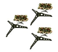 Alipis 3 Piezas Soporte para Árbol de Navidad Desmontable Base para Árbol Artificial de y Accesorio Verde para Decoración Navideña
