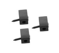 Alipis 3 Piezas Tuerca Bloqueo Cuerdas para Guitarra Eléctrica Accesorio de Latón Negro sin Cabeza para Reemplazo y Reparación Sostenedor de Cuerdas Duradero para Mantenimiento y Mejora