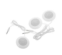 Alipis 3 Piezas Unidades Altavoces de Almohada Portátiles Mini Estéreo con Jack Aux Compatible para Dormir Relajación y Viaje Blanco