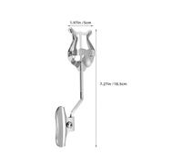 Alipis 3 Pinzas Metálicas para Partituras Lira para Trompeta y Trombón Soporte Portátil para Música de Marcha y Desfiles Escolares Accesorio Ligero para Banda y Conciertos Exteriores