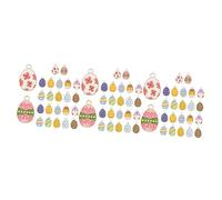 Alipis 3 series Colgante De Huevo De Pascua Joyería Navideña Dije De Dije De Conejo Surtido De Dijes De Fiesta De Esmalte Dijes 24 piezas*3