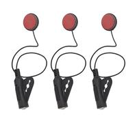 Alipis 3 transductores piezoeléctricos: Pastilla piezoeléctrica de contacto para micrófono, compatible con guitarra acústica, violín, ukelele e instrumentos musicales electrónicos de 50 mm