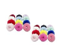 Alipis 30 piezas Coleteros de Pelo de Peluche Suave para Mujer Lazos Elásticos Creativos para Coleta Accesorios para Peinados Uso Diario y Eventos