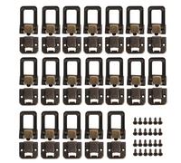 Alipis 30 Piezas de Pestillos de Caja Antigua de Hierro para Joyero Cierres de Hebilla Vintage 25X37 MM Accesorios Prácticos para Cajas de Madera y Bricolaje en Decoración