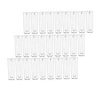 Alipis 30 Piezas Ganchos Metálicos para Cortinas de Cuatro Puntas Colgadores Resistentes de Acero Inoxidable para Plisado y Soporte de Cortinas Domésticas