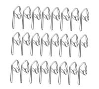 Alipis 30 Piezas Ganchos Metálicos para Cortinas Plisadas Resistentes para Cortinas Pesadas Instalación Rápida Agarre Fuerte y Versátil para Múltiples