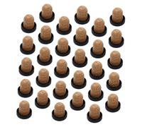 Alipis 30 Piezas Unidades Tapones Reutilizables para Botella de Vidrio Sellador Portátil y Hermético de Corcho y Conserva y para Vino Reuniones y Fiestas