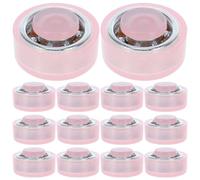 Alipis 30 Rodamientos de Eje para Manualidades Rosa, Cojinetes Rígidos de Bolas para Bricolaje, Piezas de Repuesto para Molinos de Viento, Accesorios para Figuras, Horquillas y