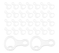 Alipis 30 Unidades Plastic Thread Drops Organizer Transparent Embroidery Floss Bobbins Holder For Cross Stitch Sewing DIY Crafts Portable Storage