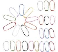 Alipis 300 Piezas Cadena de Hierro Ajustable para Llaves y Etiquetas con Cuentas de 2mm, Ligera Acabado Liso para Manualidades y Creación de Joyería