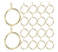 Alipis 30piezas Anillas Metálicas para Cortinas Diámetro Interior con Ojales Clips Resistentes para Colgar Cortinas con Soporte de Barra de Tensión