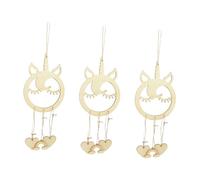 Alipis 3piezas Capturador De De Madera De Colgante Para Decoración De Cumpleaños Infantil y Fiesta De