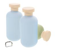 Alipis 3piezas Combinación de Botella de Lavado para Artículos de Tocador Botellas de Viaje para Champú y Acondicionador Uso Hotel o Viaje