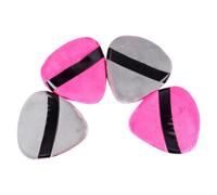Alipis 4 Borlas de Maquillaje Livianas Lona Flexible Forma de Gota de Agua para Polvos Sueltos Ideales para Maquillaje Facial y Corporal
