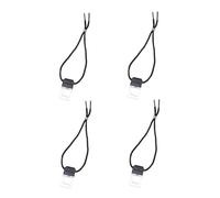 Alipis 4 Botellas De Perfume Colgantes Ambientador Rellenables Para Coche Rellenables Vacías De Cristal