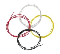 Alipis 4 cables para pastillas de guitarra eléctrica, arnés de cableado con núcleo de cobre blindado, cable para altavoz, repuesto para guitarra y bajo, accesorio de 106 cm