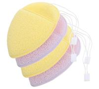 Alipis 4 Esponjas Faciales para Limpieza y Exfoliación Profunda, Esponja de Celulosa Delicada para Retiro de Maquillaje y Cuidado Diario del Rostro