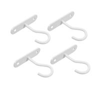 Alipis 4 Ganchos de Techo y Colgadores de Plantas Colgantes, 4 Piezas, Hierro Resistente, Fácil Instalación, Sostienen Firmemente, para Decoración Interior