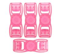 Alipis 4 Hebillas para Gafas de Natación de Fijación Rápida, Accesorio Compatible, Color Rosa Fucsia, Juego de 4 Piezas para Correas de Piscina y Deportes Acuáticos