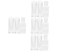 Alipis 4 Juegos Curtain Pole Cortinero Tirón Ciego Cortinas Ciegas Empuñadura De Varita Ciega Punta De La Varilla del Abridor De Persianas Pompón De Plástico Transparent 10 Uds * 4