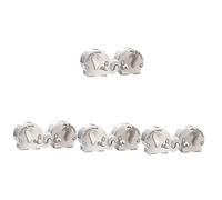Alipis 4 Pares Caja de de Leche Shower Titulares Soporte para de Leche Nido Cepillo de Porta de Bebe Protector de Metal Silver