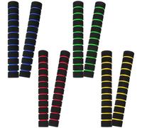 Alipis 4 Pares de Puños Antideslizantes para Manillar de Bicicleta de Esponja Funda Ergonómica de 22 CM Colores Rojo Azul Verde Amarillo Repuesto para Bicicletas de Montaña y