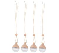 Alipis 4 Piezas Accesorios Para Colgar Coches Difusor De Coche Ambientador Soporte Para El Olor Del Coche Lavender De Cochero De Ambientación De Aire Colgante De Perfume Colgante Vidrio