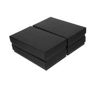 Alipis 4 Piezas Caja De Obsequio Cuadrada De Cartón De Cajas Pequeñas Para Joyas Para Collares Anillos y Relojes Para Fiestas De Damas De Honor y Venta Menor