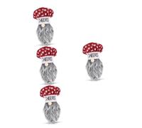Alipis 4 Piezas Chef Conjunto De Botellas De Vino Accesorios De Navidad Portabotellas De Vino Pequeñas Cubiertas De Vino Muñeco De Nieve Cubierta De Vino Decoraciones De Vino Decoración