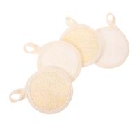Alipis 4 piezas Esponjas Exfoliantes Faciales Lufa Natural para Mujeres Limpieza Profunda y Suave Fina y Material Seguro Diseño Ergonómico y Práctico